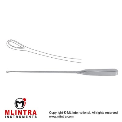 Sims Uterine Curette Blunt - Malleable - Fig. 7 Stainless Steel, 31 cm - 12 1/4" Width 15 mm Sims Uterine Curette Blunt - Malleable - Fig. 7 Stainless Steel, 31 cm - 12 1/4" Width 15 mm